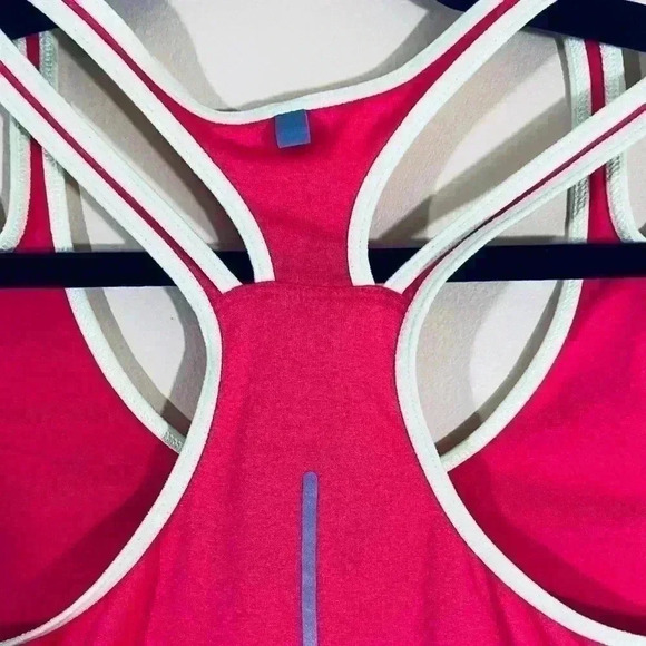 Nike Dri-Fit Pink Double T-Strap Athletic Running Tank Top Size M - Picture 10 of 13